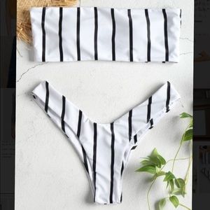 Stripes bikini set